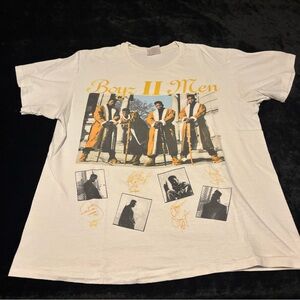 Mens Large Vintage 94-95 Boys ll Men R&B Soul Tour Tshirt